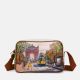 Ynot? Borsa Shopping Medium Yes Bag Stampa Città