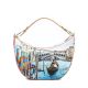 Ynot? Borsa Tracolla Mezzaluna Yes Bag Stampa Città